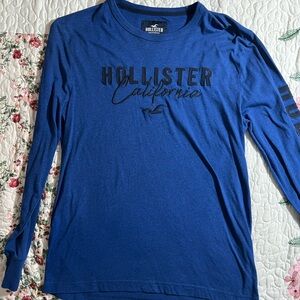 Blue hollister long sleeve